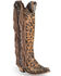 Liberty Black Women's Chita Miel Fringe Western Boots - Pointed Toe , Cheetah, hi-res