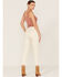 Daze Women's High Rise Cropped Flare Jeans, Natural, hi-res