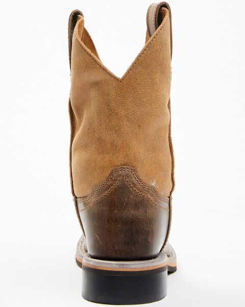 Image #5 - Smoky Mountain Youth Boys' Waylon Western Boots - Square Toe, Distressed Brown, hi-res