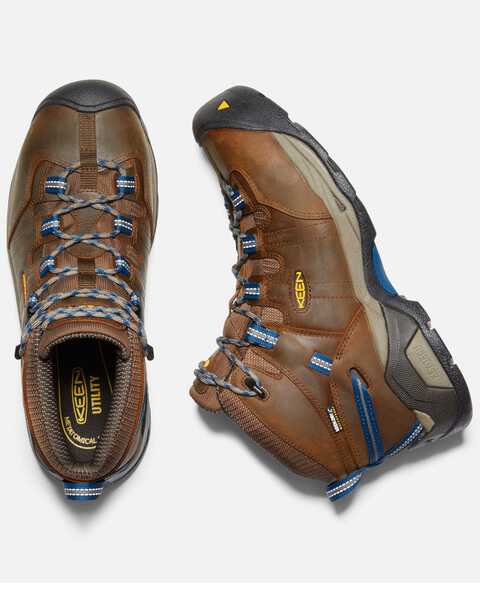 Image #4 - Keen Men's Detroit XT Waterproof Work Boots - Steel Toe, Brown, hi-res