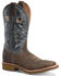 Double H Men's Fernandes Western Work Boots - Soft Toe, Medium Brown, hi-res