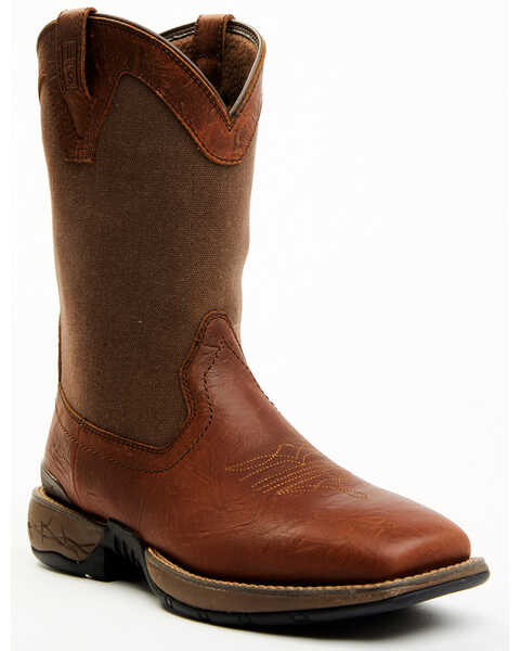 Image #1 - Brothers and Sons Men's Xero Gravity Lite Western Performance Boots - Broad Square Toe, Caramel, hi-res