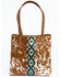 Image #3 - Shyanne Women's Bryndle Aztec Panel Leather Tote Bag, Tan, hi-res