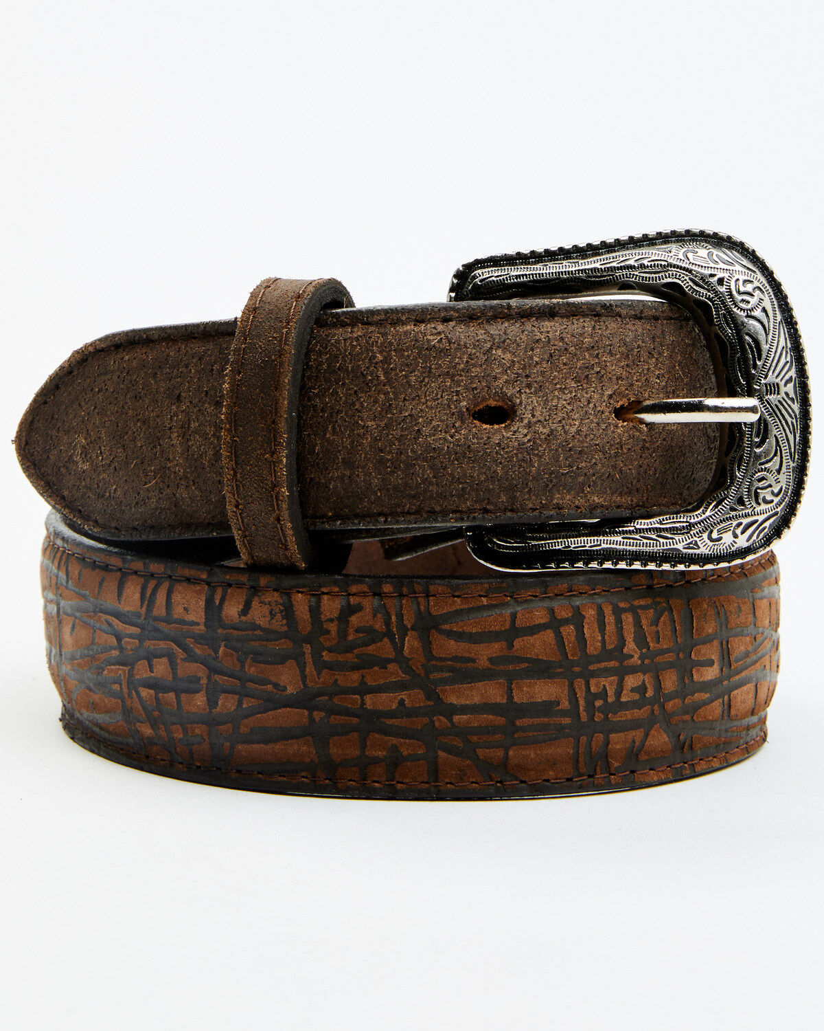 Image #1 - Cody James Men's McBride Wild Whiskey Leather Belt, , hi-res