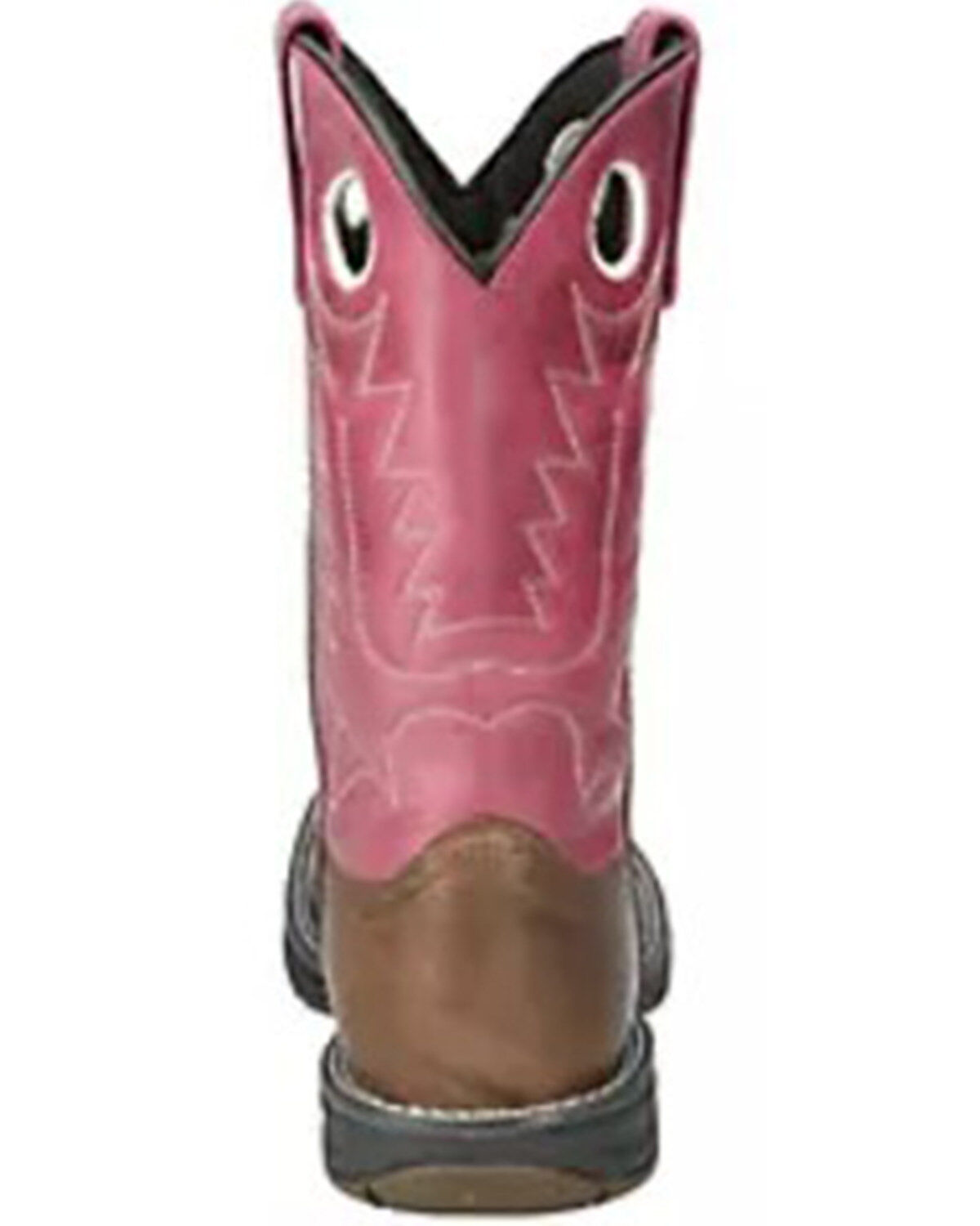 Image #5 - Smoky Mountain Women's Prairie Western Boots - Broad Square Toe, Pink, hi-res