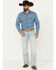 Image #1 - Cody James Men's Pioneer Light Wash Slim Bootcut Stretch Denim Jeans, Light Wash, hi-res