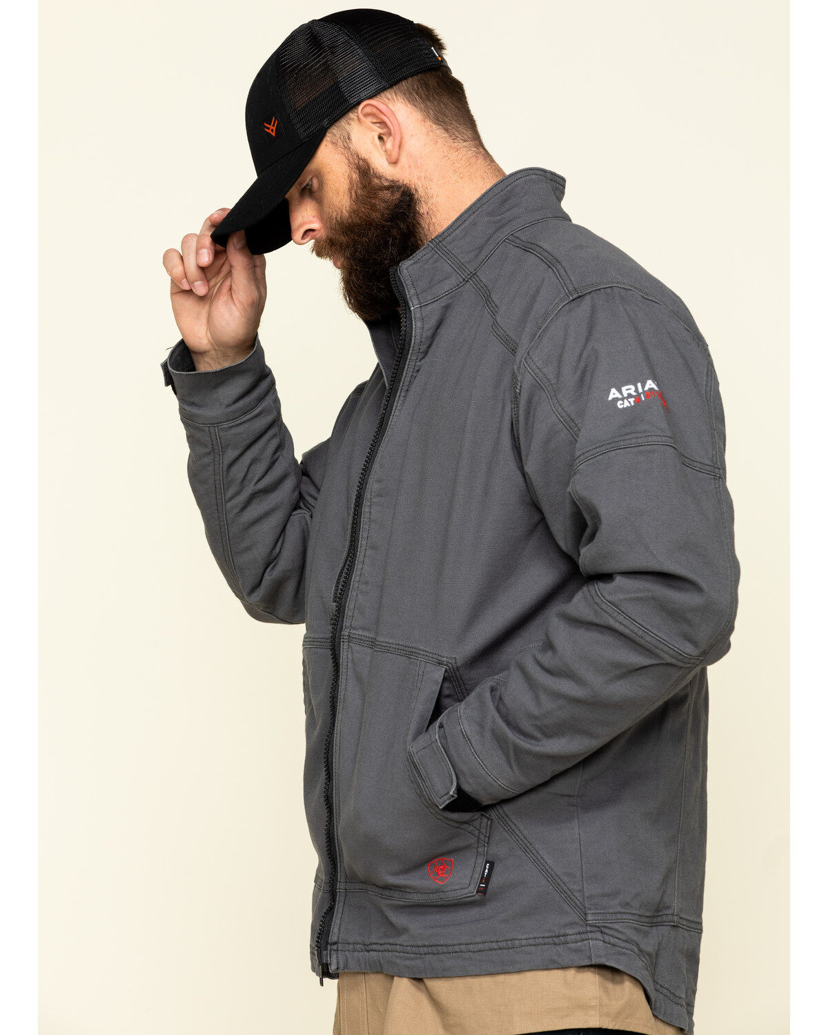 ariat men's fr duralight stretch canvas work jacket
