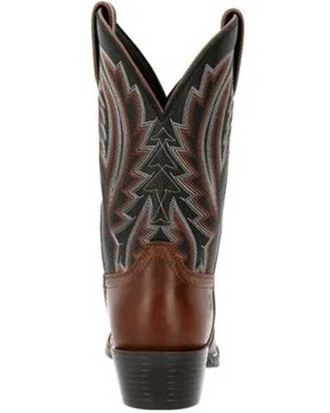 Image #5 - Durango Men's Westward Western Boots - Broad Square Toe, Black, hi-res