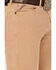Image #2 - Ariat Men's Dark Khaki Grizzly Slim Straight Stretch Denim Jeans, Beige, hi-res