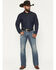 Image #1 - Cody James Men's Texas Wash Wyatt Slim Bootcut Stretch Denim Jeans, Dark Wash, hi-res