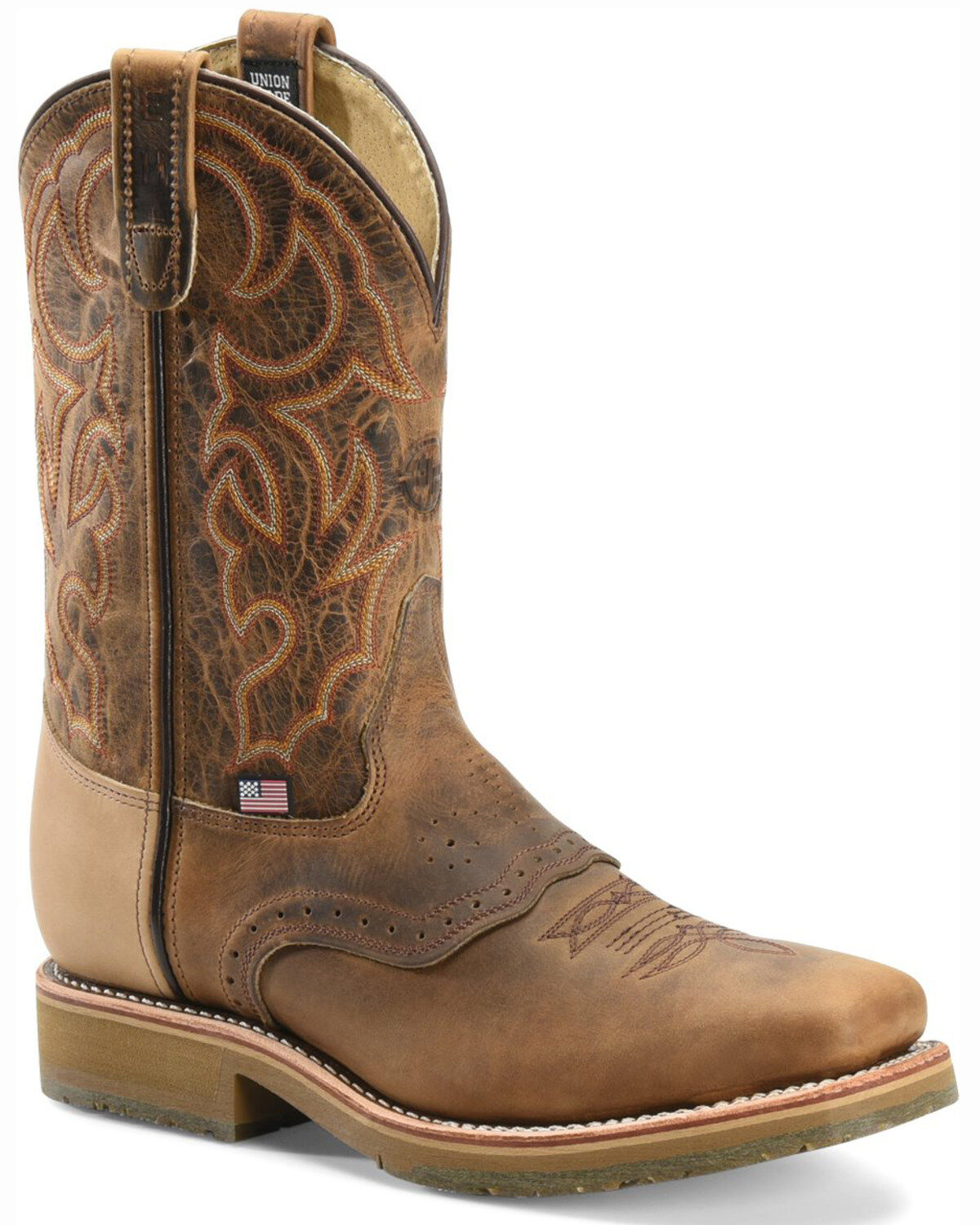 slip on western work boots