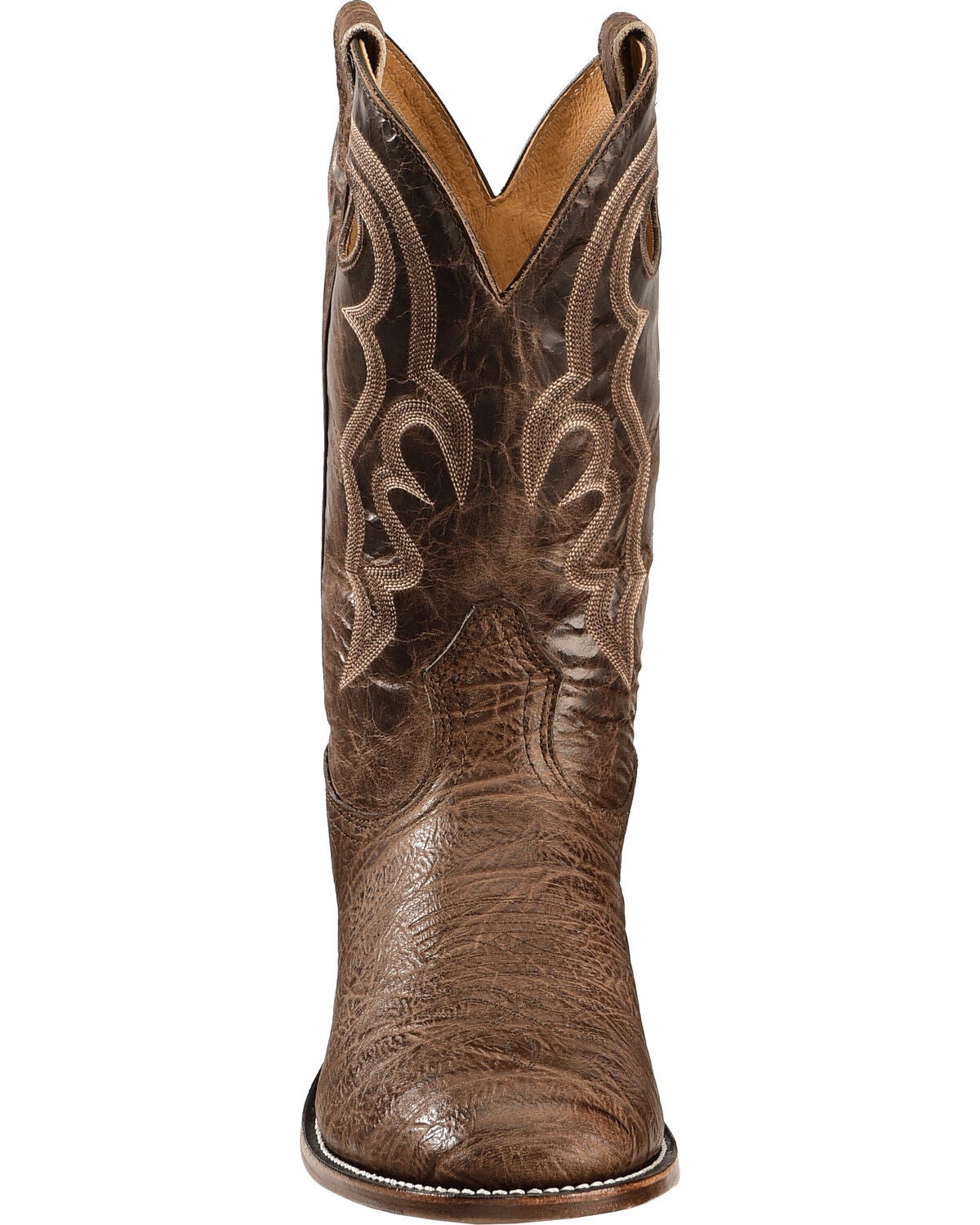 Image #4 - Boulet Super Roper Cowboy Boots - Round Toe, Walnut, hi-res