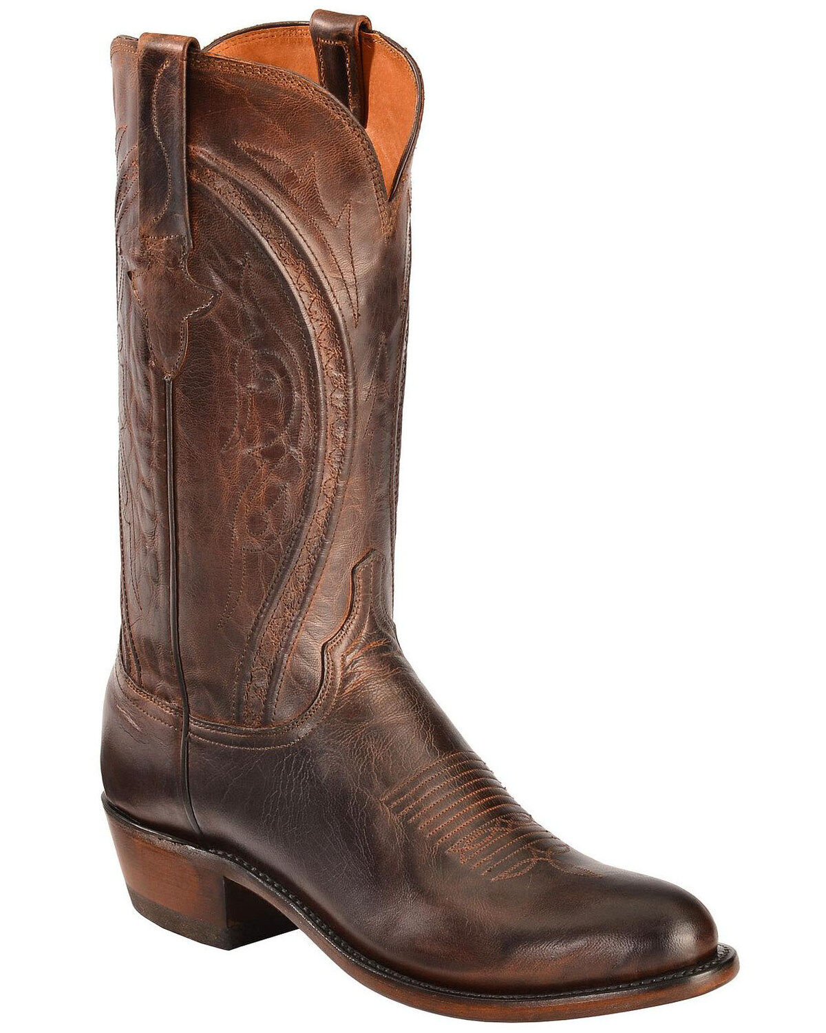 Image #2 - Lucchese Handmade Clint Heirloom Mad Dog Goat Boots- Round Toe, , hi-res