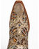 Image #6 - Corral Women's Taupe Inlay Western Boots - Snip Toe, Taupe, hi-res