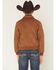 Image #4 - Cody James Boys' Harrington Faux Suede Bomber Jacket, Lt Brown, hi-res