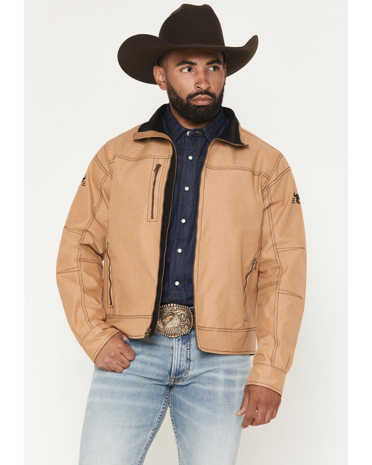 Cowboy Hardware Men's Woodsman Tech Jacket, Tan, hi-res