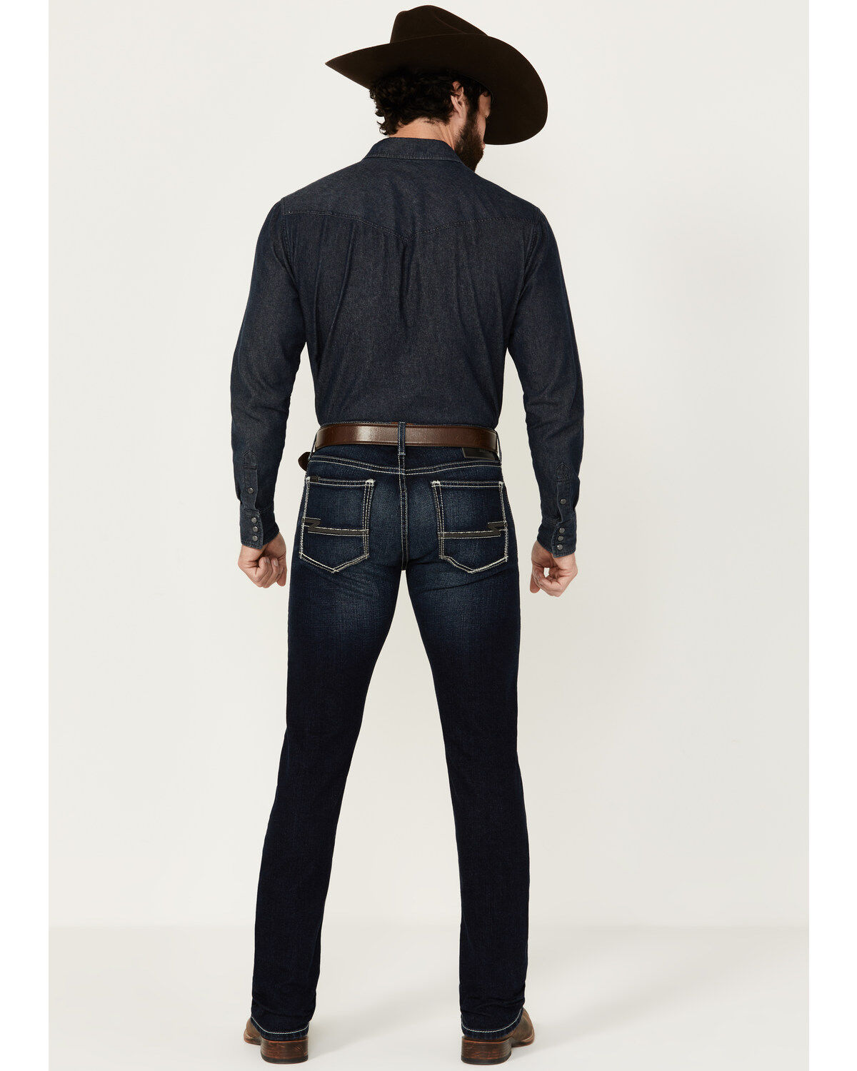 Product Name:  Ariat Men's M8 Dark Wash Nightingale Antelope Modern Slim Stretch Denim Jeans