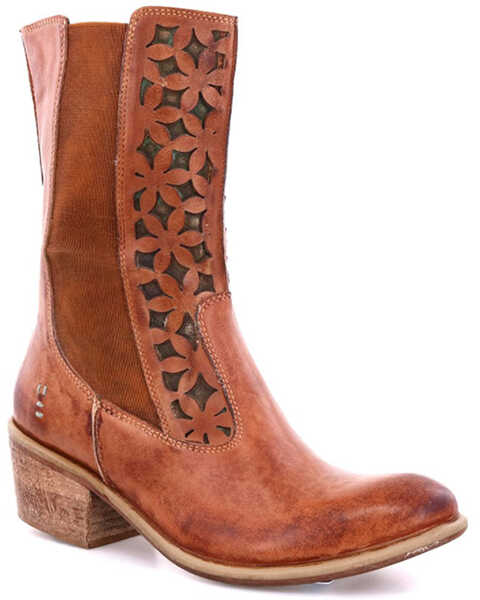 Roan by Bed Stu Women's Malaysia Boots - Round Toe, Mahogany, hi-res