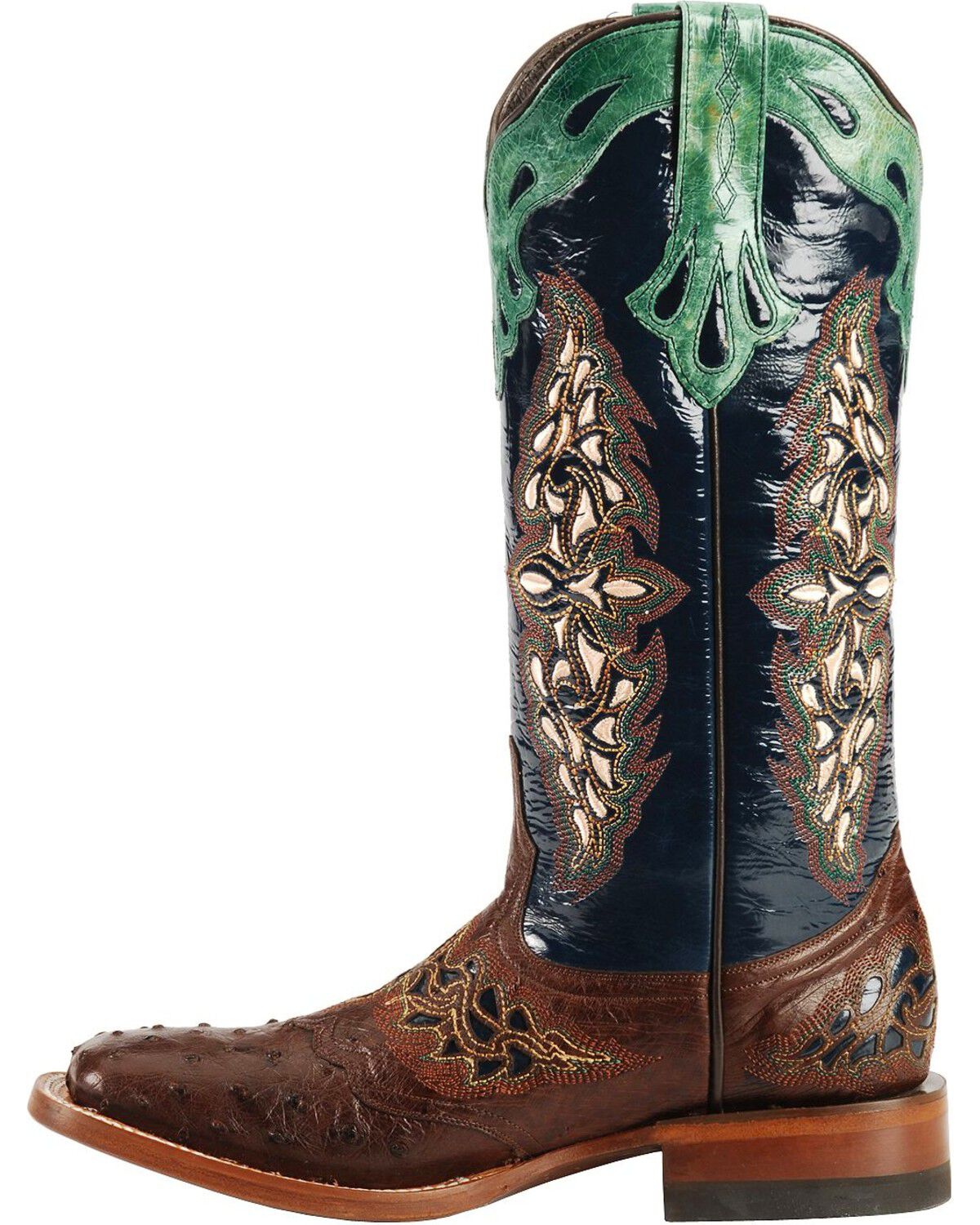 Image #3 - Lucchese Women's Handmade 1883 Amberlyn Full Quill Ostrich Western Boots - Square Toe , , hi-res