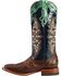 Lucchese Women's Handmade 1883 Amberlyn Full Quill Ostrich Western Boots - Square Toe , Sienna, hi-res
