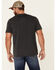 Image #4 - Flag & Anthem Men's Charcoal Burnout Howling Wolf Graphic Short Sleeve T-Shirt, Charcoal, hi-res