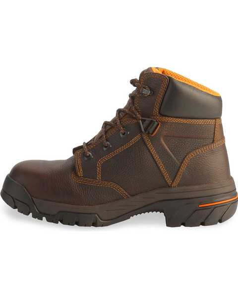 Image #3 - Timberland Pro Brown 6" Helix Boots - Composite Toe, Brown, hi-res