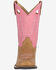 Image #3 - Smoky Mountain Little Girls' Mesa Western Boots - Square Toe, Pink, hi-res