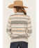 Image #4 - Cinch Women's Striped Print Polar Fleece Snap Pullover, Purple, hi-res