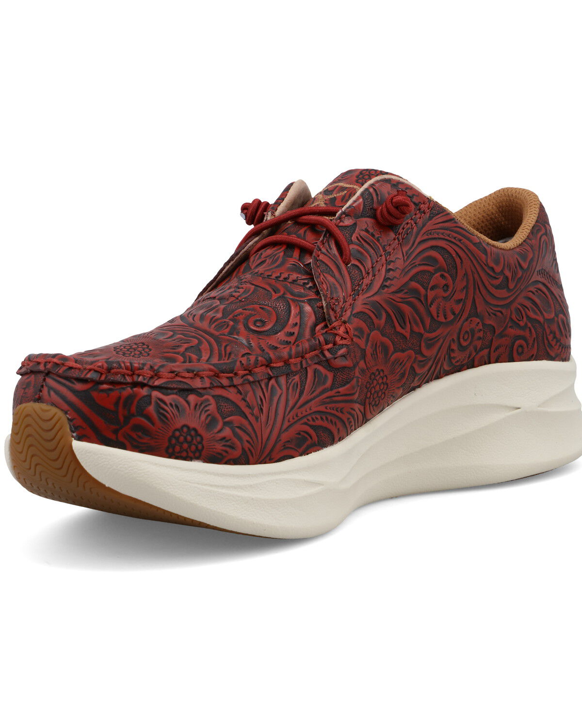 Image #3 - Twisted X Women's Feather X™ Casual Shoes - Moc Toe, Red, hi-res