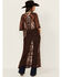Image #4 - Shyanne Women's Long Knit Lace Kimono, Dark Brown, hi-res
