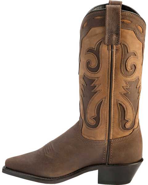 Sage Boots by Abilene Women's 2-Tone Cutout Western Boots, Distressed, hi-res