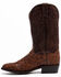 Image #3 - Dan Post Men's Nicotine Quilled Ostrich Western Boots - Round Toe, , hi-res