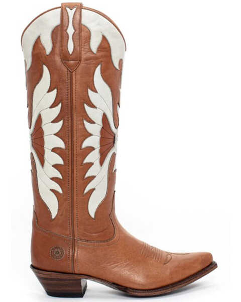 Ranch Road Boots Women's Scarlett Firebird Tall Western Boots - Snip Toe, Tan, hi-res