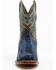 Image #4 - Dan Post Men's 11" Exotic Ostrich Leg Western Boots - Square Toe , Blue, hi-res