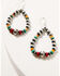 Image #2 - Paige Wallace Women's Navajo Pearl Loop Earring, Multi, hi-res