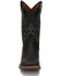 Image #5 - Justin Men's Tallyman Black Western Boots - Wide Square Toe, , hi-res