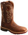 Image #1 - Twisted X Men's Tan Western Work Boots - Soft Toe, Tan, hi-res