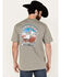 Image #4 - Cowboy Hardware Men's 8 Second Warrior Bull Rider Short Sleeve Graphic T-Shirt, , hi-res