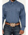 Image #3 - George Strait by Wrangler Men's Printed Long Sleeve Stretch Western Shirt, Navy, hi-res