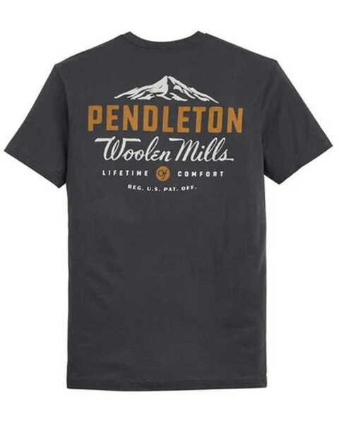 Pendleton Men's Base Camp Logo Graphic Short Sleeve T-Shirt - Black , Black, hi-res