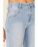 Rock & Roll Denim Women's Light Wash High Rise Flare Leg Jeans, Light Blue, hi-res