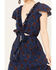 Beyond The Radar Women's Print Picnic Dress, Navy, hi-res