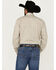 Image #4 - Stetson Men's Medallion Print Long Sleeve Pearl Snap Western Shirt, Beige, hi-res