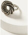 Image #1 - Shyanne Women's Soleil Silver Rope Statement Ring, Silver, hi-res