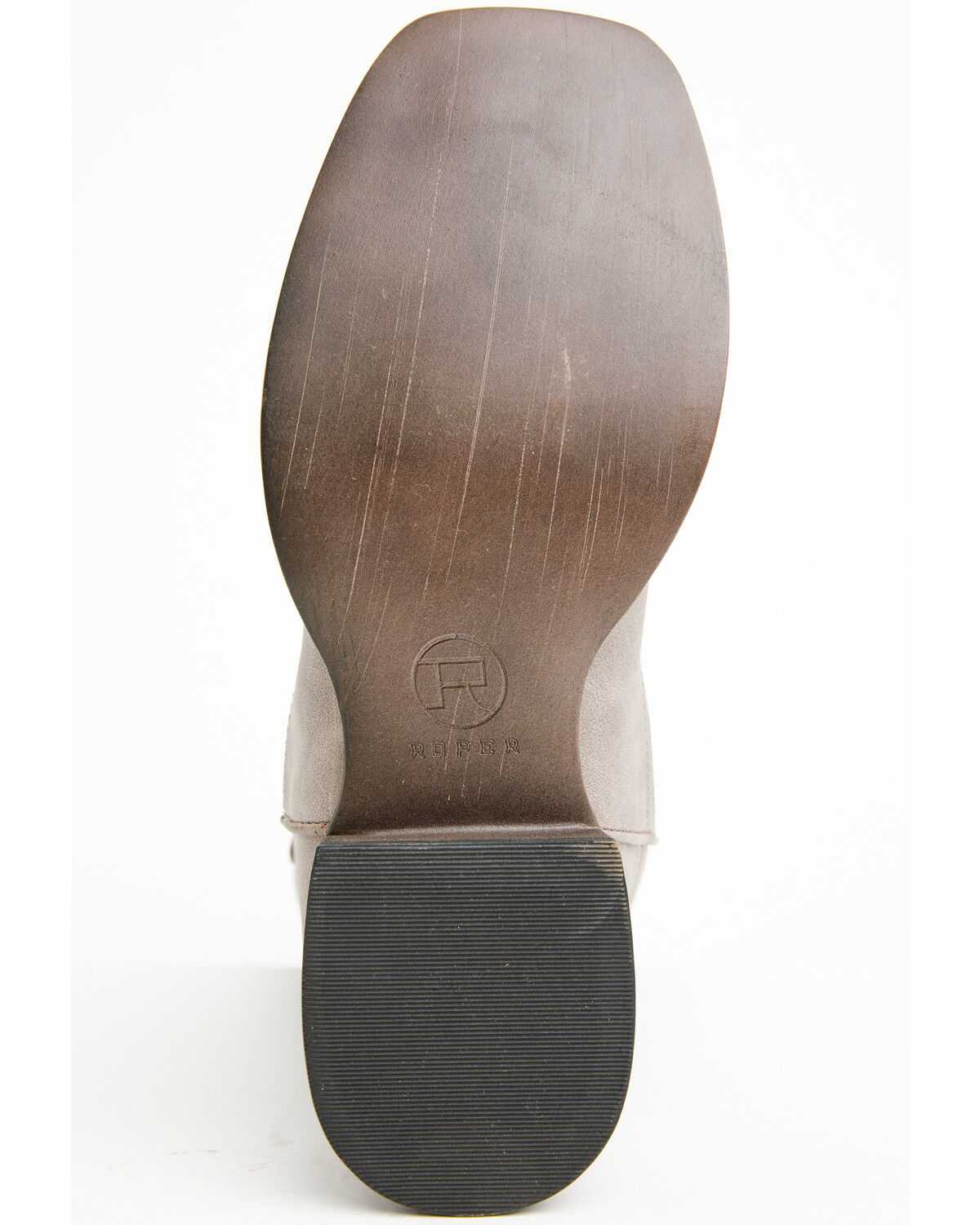 Image #7 - Roper Women's Kennedy Performance Western Boots - Broad Square Toe, Grey, hi-res