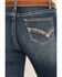 Image #4 - Panhandle Women's Medium Wash Mid Rise Stretch Riding Jeans, Medium Wash, hi-res