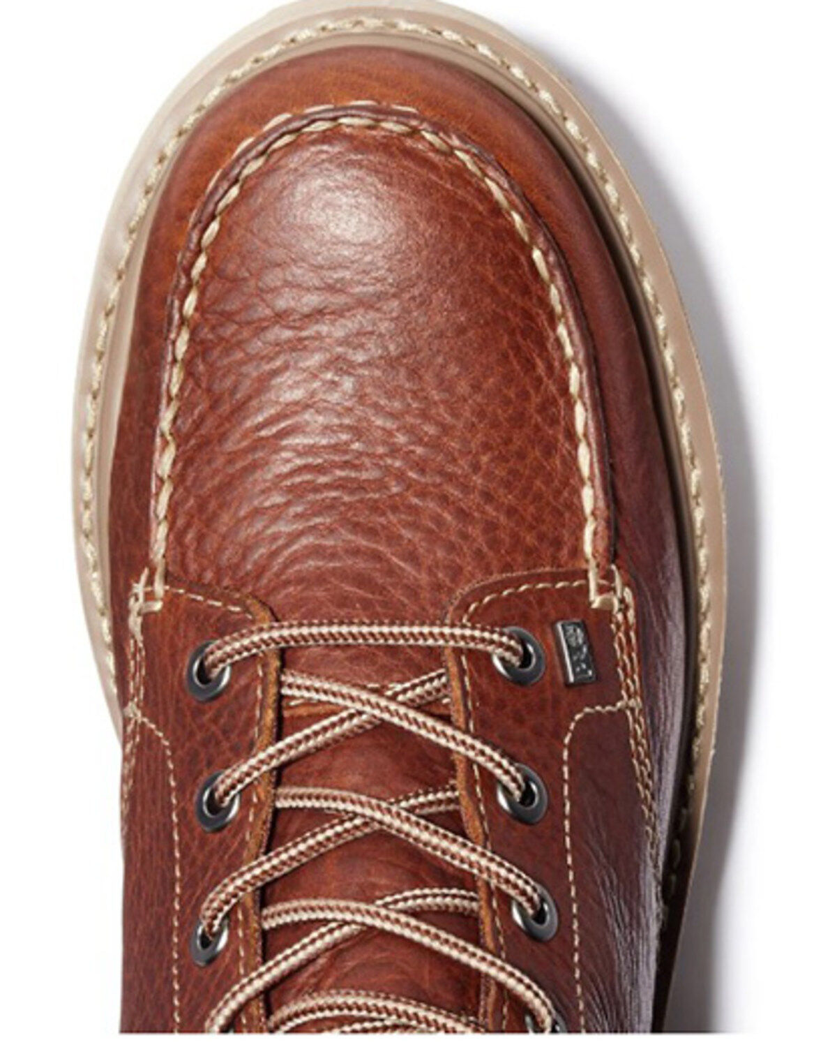 Image #3 - Timberland PRO Men's 6" Barstow Work Boots -Moc Toe, Tan, hi-res