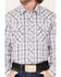 Image #3 - Wrangler 20X Men's Competition Advanced Comfort Small Plaid Print Long Sleeve Snap Shirt, Grey, hi-res