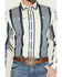 Image #3 - Kimes Ranch Men's Reddy Stripe Print Long Sleeve Button-Down Western Shirt, Blue, hi-res