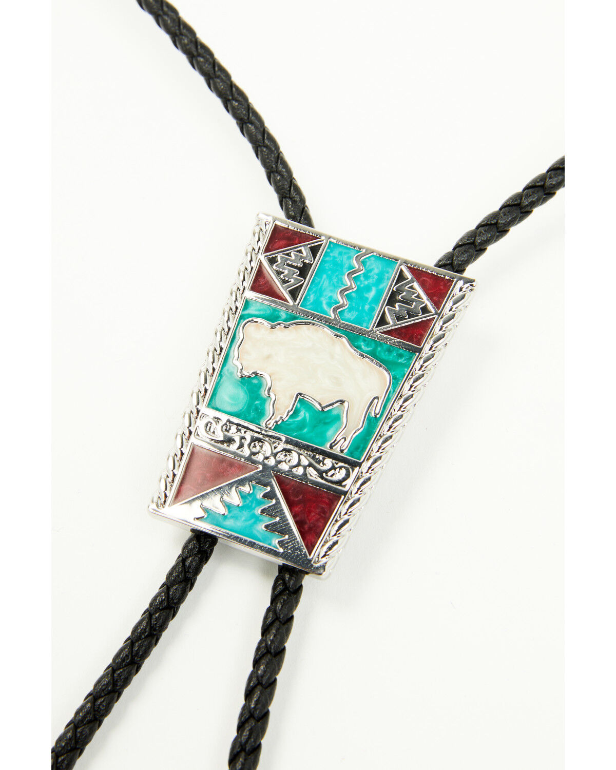 Image #2 - Montana Silversmiths X Ian Munsick White Buffalo Bolo Tie, Multi, hi-res